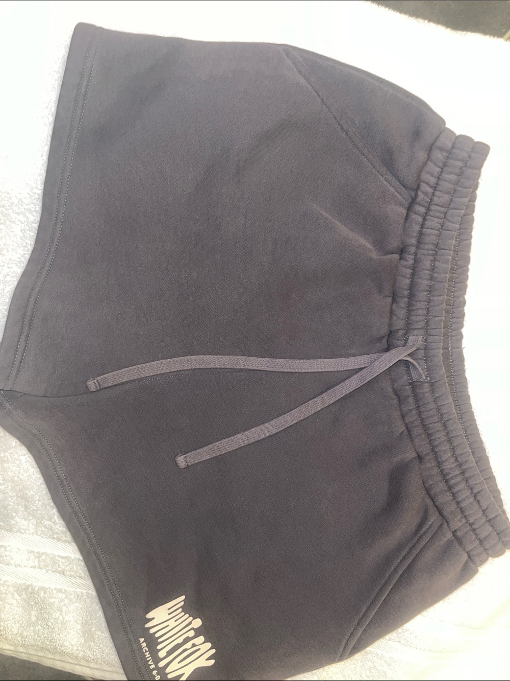 White Fox Boutique Charcoal Grey Athletic Shorts